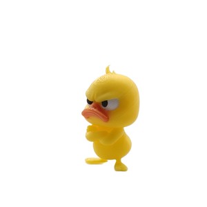 Cartoon 3D Printed PLA Animal Toy Creative Personalized Funny Yellow Duck <b>Statue</b> Back School Fashionable Kids Craft Gift Hy - Product Image 1