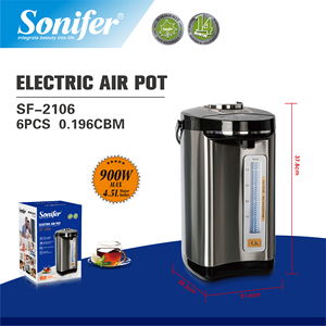 Sonifer SF-2106 bán buôn hộ gia đình 900 Wát thép không gỉ Thermo Ấm đun nước <span class=keywords><strong>4.5L</strong></span> không khí điện nồi - Product Image 4