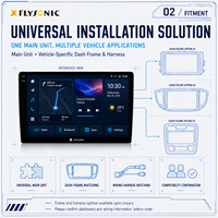 Reproductor de DVD para Auto Android Universal FYDZ, 2 Din, 9 Pulgadas, Navegación GPS, Radio FM BT, Reproductor de DVD para Auto con Mirror Link