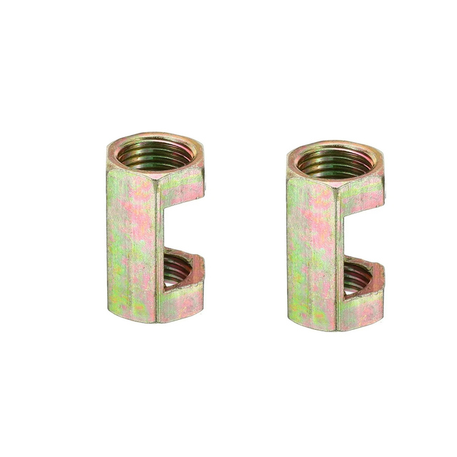 Customized M16 Brass Hexagon M10 Circular Coupling Nut 30mm Threaded Zinc Plating Mining CNC Machined Lamp Pipe Connector