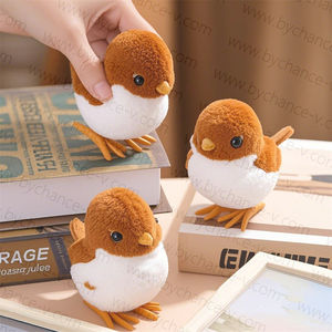 Jouet de chasse aux œufs de Pâques, petit poussin jaune en fourrure, jouet à remonter, oiseau qui saute, jouet interactif pour enfants, jouet surprise pour œufs de Pâques - Product Image 6