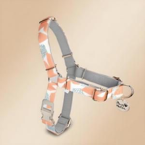 Arnés de Algodón para Perro, Talla L, Moderno, Transpirable, Elegante, Antitirones, Personalizado, Diseño de Accesorio para Mascotas - Product Image 1