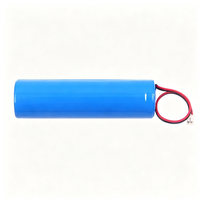 Paket Baterai Li-ion 18650 3.7V 2600mAh yang Disetujui MSDS, Baterai Lithium Isi Ulang Kustom dengan Konektor JST 2 Pin untuk Robot