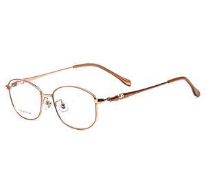 Montature per Occhiali da Vista Quadrate Piccole Personalizzate per Donna in Lega Metallica - Product Image 6