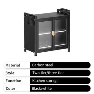 Mueble de Almacenamiento de Platos Personalizado, Resistente, de Acero, Plegable, de 2 Niveles, Organizador de Platos para Secar en la Cocina - Product Image 4