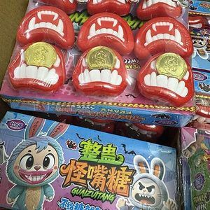 ลูกอมแข็งคุณภาพดีจากซูเปอร์มาร์เก็ต Candy Bliss รูปทรงปากตลกๆ แบบ <span class=keywords><strong>Bpop</strong></span> Kisspop บรรจุในถุง ของเล่นขนมหวานสำหรับเด็ก - Product Image 3