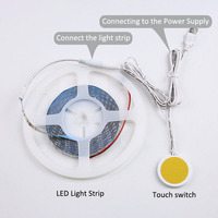 USB 5V Pénétrable 25mm Bois LED Gradateur Capteur Tactile et Balayage Main Caché pour Bande Lumineuse LED 5V Couleur Unique