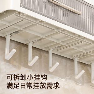Bathroom Storage Rack Wall Mounted 3 Layers Durable Rectangular Multi Functional For Toilet Cosmetics - Product Image 1