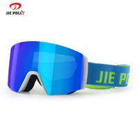 Lunettes de ski OTG personnalisées avec logo OEM, verres magnétiques de luxe pour l'extérieur, photochromiques, pour snowboard,
