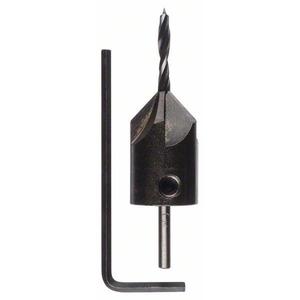 BOSCH - 2608596395 Wood <b>drill</b> bit with <b>countersink</b> - EAN 3165140060011 <b>DRILL</b> BITS WOOD <b>DRILL</b> BITS - Product Image 1