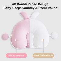 Oreiller de protection pour bébé, en coton polyester, oreiller de protection pour nouveau-né, coussin de sommeil pour nourrissons de 0 à 1 an