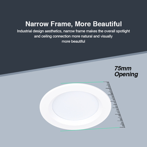 ไฟดาวน์ไลท์เชิงพาณิชย์สำหรับโรงแรม ขายส่ง ไฟสปอตไลท์ LED แบบฝัง ป้องกันแสงสะท้อน โครงอะลูมิเนียมไร้ขอบ สำหรับห้างสรรพสินค้า สำนักงาน - Product Image 3