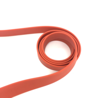 Laisse d'entraînement pour chien en PVC personnalisée HanYang OEM avec clip grenouille, sangle en PVC enduit imperméable et durable, laisse tactique d'entraînement