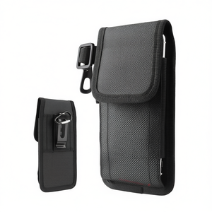 Support de téléphone portable vertical avec clip de ceinture pour iPhone et Samsung, étui portefeuille en cuir PU, idéal pour la conduite, modèle D0100XF897J - Product Image 1