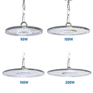 KCD 100w 150w 200w 300w 400w 산업 조명 작업장 창고 하이베이 비품 눈부심 방지 UFO LED 하이베이 조명