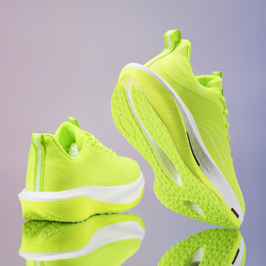 Chaussures de course avec plaque en carbone EVA, empeigne en mesh, semelle extérieure en caoutchouc, amorti léger, pour longues distances, unisexes, pour l'extérieur - Product Image 3