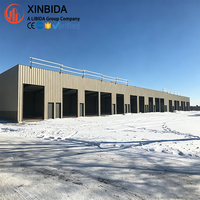 Entrepôt industriel préfabriqué en acier à bas prix et abri/garage pour voitures, hangar de stockage, entrepôt personnel certifié CE CWB