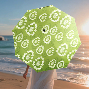 Paraguas de golf personalizado con diseño floral, resistente al agua y a prueba de viento para golfistas y eventos deportivos - Product Image 1