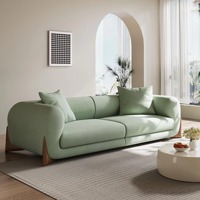 Canapé-lit d'angle tendance et moderne, style crème, rembourré, pour hôpitaux, petits appartements et villas