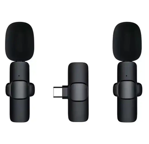Transmisión en vivo portátil Lavalier Lapel Type-C Mini Mic 2,4 Ghz Doble ANC Reducción de ruido Transmisión inalámbrica Micrófono en vivo - Product Image 6