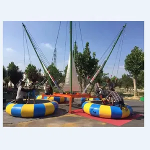 Nouveau <span class=keywords><strong>trampoline</strong></span> à bungee avec structure gonflable et roues pour 4 personnes, saut à l'élastique, garantie 1 an, taille 10 pieds - Product Image 3