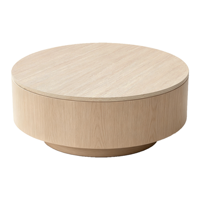 High Quality <strong>Best</strong> <strong>Selling</strong> <strong>Japandi</strong> Multiple Textures Round Coffee Table Salon Table Living Room American-style Home Decor