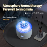 Humidificateur ultrasonique portable, diffuseur d'aromathérapie à lumière LED, diffuseur de parfum en forme de planète 250 ml, diffuseur de parfum pour la maison