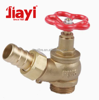 Robinet de tuyau d'hydrant d'incendie à angle droit en laiton avec adaptateur de tuyau d'hydrant