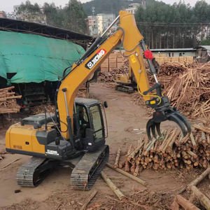 Mini pelle hydraulique à grappin pour bois, grue hydraulique, grappin pour bois de 15 tonnes, grappin pour bois pour excavatrice sur chenilles - Product Image 6