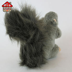 لعبة مضغ كلب قطيفة فائقة النعومة على شكل سنجاب ، لعبة هدايا الحيوانات الأليفة مع الصرير والهونكر توفر تخفيف التوتر - Product Image 6