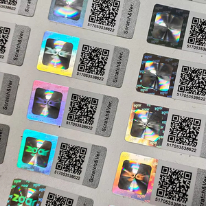 Bán buôn biểu tượng tùy chỉnh độc đáo đầy màu sắc QR dán mã chống hàng giả nhãn thích hợp cho bao bì các mặt hàng khác nhau - Product Image 5
