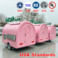 Chariot à hot-dogs en acier inoxydable et fibre de verre, chariot alimentaire mobile, congélateur, chariot de restauration rapide, chariot à glaces, chariot à snacks, résistant à la rouille, sur commande