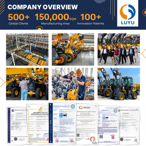 LUYU 1 <span class=keywords><strong>Ton</strong></span> 2 <span class=keywords><strong>Ton</strong></span> 3 <span class=keywords><strong>Ton</strong></span> Wheel Telescopic Loader 4*4 Penggerak Roda Mini <span class=keywords><strong>Telehandler</strong></span> Telescopic Boom Front End Loader - Product Image 2