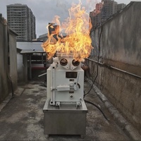 Brûleur mobile portatif d'éjection de flamme de simulateur de formation d'incendie pour des exercices d'incendie