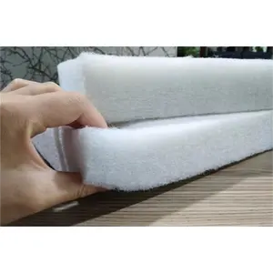 Tissu non tissé en soie Remplissage d'entoilage Tissu de rembourrage en ouate de polyester de coton collé par pulvérisation pour couette au bâton