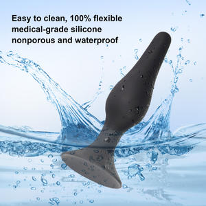 Sexbay USA - Juego de 4 Tapones Anales de Silicona Médica con Base de Ventosa, para Adultos, Mujeres, Hombres Gay, Próstata, Tapón <span class=keywords><strong>Anal</strong></span> - Product Image 4