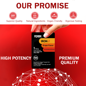 Strisce di Ferro Personalizzate Affidabili per Integratori Erboristici, Supporto alla Formazione di Globuli Rossi, Strisce Orali a Film Sottile - Product Image 3