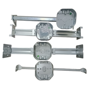 4-inch thép mạ kẽm bát giác kim loại điện Khung hộp cho người hâm mộ trần ánh sáng đồ đạc thiết bị điện tử Thùng dụng cụ - Product Image 3