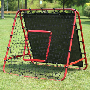 Factory Direct OEM ODM Soccer <strong>Net</strong> 4-angle Adjustable 4x5FT Polyester Mesh <strong>Football</strong> Volleyball <strong>Rebounder</strong> for Outdoor Training - Product Image 1