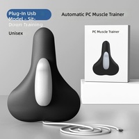 Elektrischer Kegel-Trainer für Männer und Frauen, Schließmuskel- und Beckenboden-Muskeltrainingsgerät, Multifunktionaler Adduktionsmassager