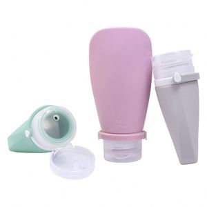 90ML Portable Reusable Silicone Squeeze Travel Shampoo <b>Bottle</b> Squeeze Lotion Cosmetic Body Wash Storage Container Travel <b>Bottles</b> - Product Image 1