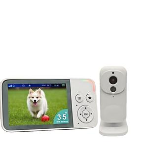 KT-823S Factory Wholesale OEM Custom 3.5'' LCD Two Way Talk Temperature Monitoring Smart Baby and pet Monitor - Product Image 1