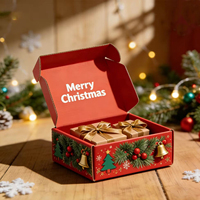 Kerstvliegtuigdoos abonnement verzenddoos verpakkingskarton kerstdozen