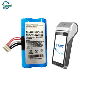 Li-ion ทดแทน LD18650D ชาร์จได้ LD18650A <span class=keywords><strong>N900</strong></span> Newland N910 N510<span class=keywords><strong>แบ</strong></span><span class=keywords><strong>ต</strong></span>เตอรี่7.4V 2600mAh สำหรับเครื่องเทอร์มินัลแบตเตอรี่ - Product Image 1