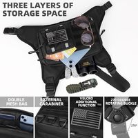 Gilet de course utilitaire léger personnalisé pour homme, poche de poitrine, porte-téléphone de poitrine, sac de poitrine tactique pour homme pour le jogging, le cyclisme