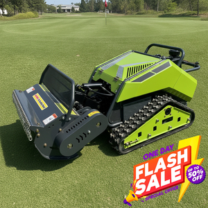 Free shipping All In One Lawn <b>Mower</b> <b>Remote</b> Control 10.2KW Power Engine Farm Rotary Tilling Machine - Product Image 3