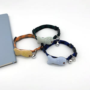 <span class=keywords><strong>2026</strong></span> Nieuwe Verstelbare Cartoon Geruite Katoenen Kraag Bell Bowknot Gesp Huisdieraccessoire voor Katten en Honden - Product Image 2