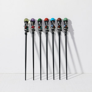 천연석 매직 홀 크리스탈 볼 요정 행운의 운세 텀블 스톤 보석 홀 요정 매직 스틱 장식 지팡이 - Product Image 3