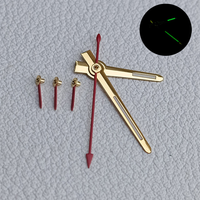 Aiguilles de montre lumineuses vertes multifonctions à 6 aiguilles, pièces de rechange pour mouvement à quartz VK63 modifié