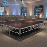 Scène de spectacle à faible coût, podium modulable, scène de concert en vente